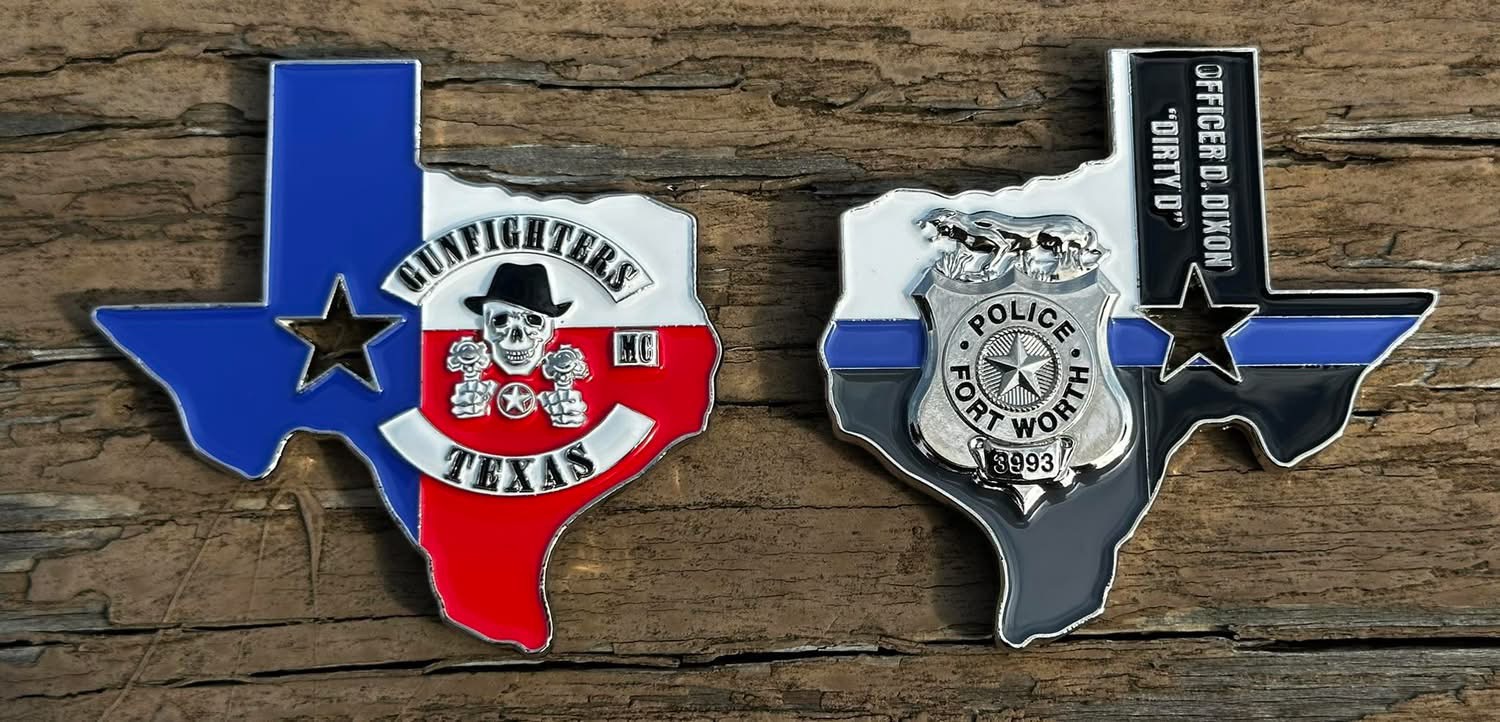 Custom coin — Gunfighters 20th Anniversary by Bison Challenge Coins