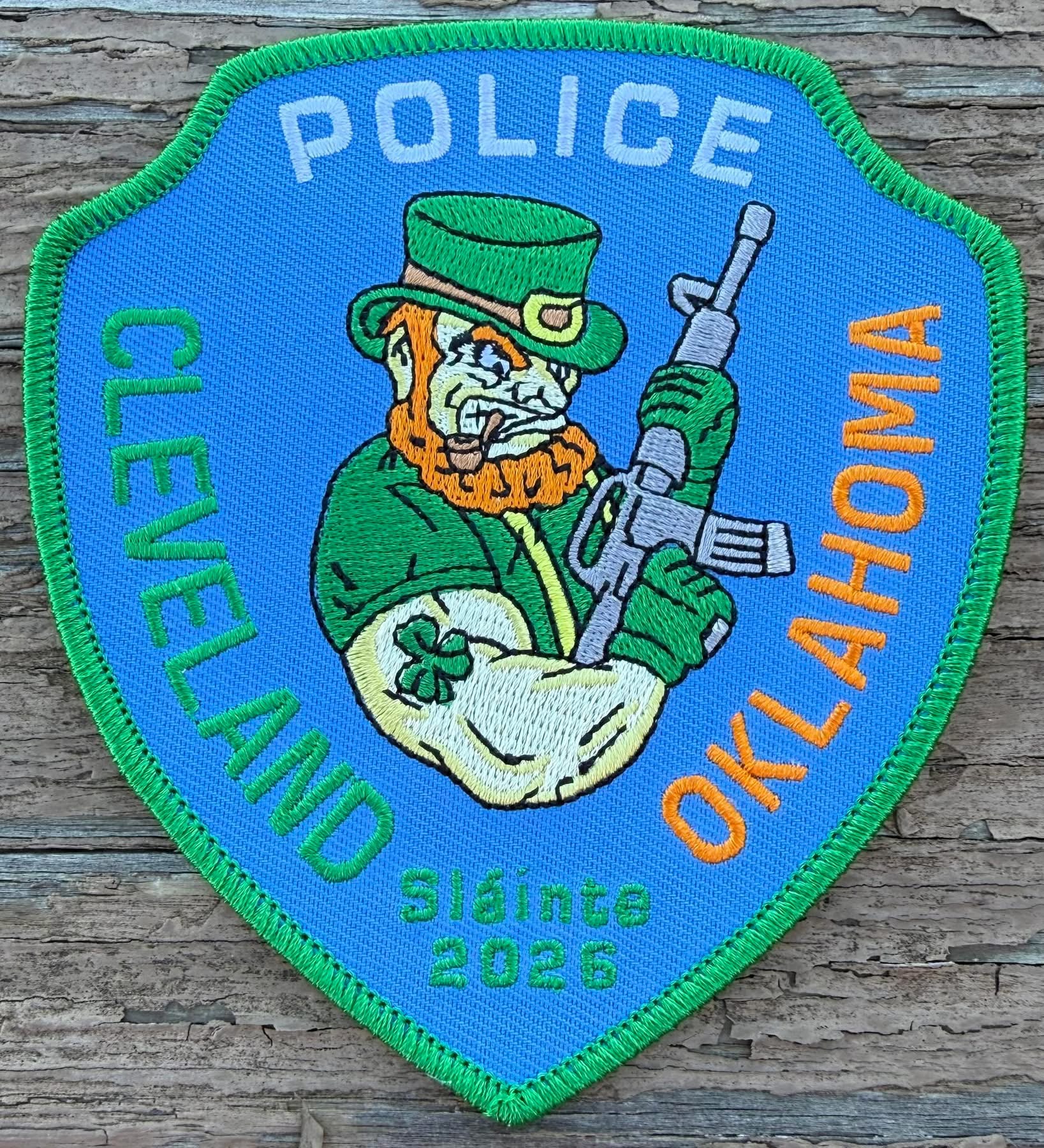 Custom challenge coin or patch — Cleveland PD Patch crafted by Bison Challenge Coins